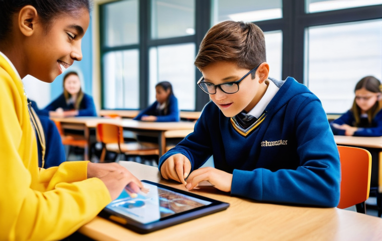 기술의 윤리적 활용 사례 연구 - **Transparent Digital Privacy Interface**
A realistic, high-definition image depicting a diverse... 기술의 윤리적 활용 사례 연구 - **Transparent Digital Privacy Interface**
A realistic, high-definition image depicting a diverse...